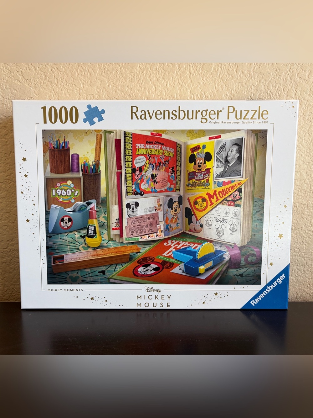 ❤️Ravensburger Disney 1960’s Mickey Moments 1000 Piece Puzzle
